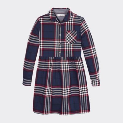 girls flannel shirt dress