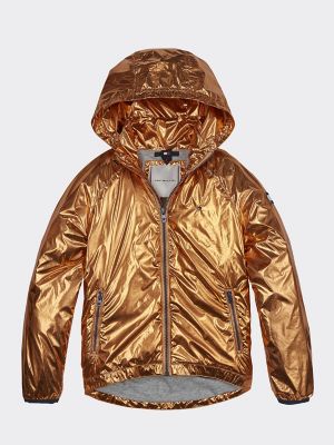tommy hilfiger metallic jacket