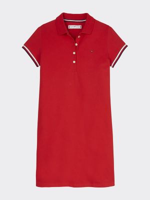 TH Kids Solid Polo Dress | Tommy Hilfiger