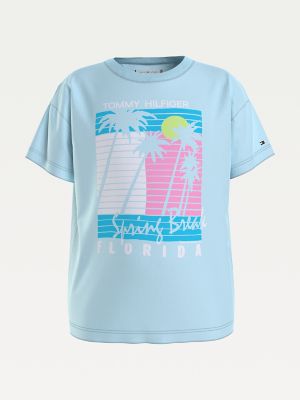TH Kids Palm Print T-Shirt | Tommy Hilfiger