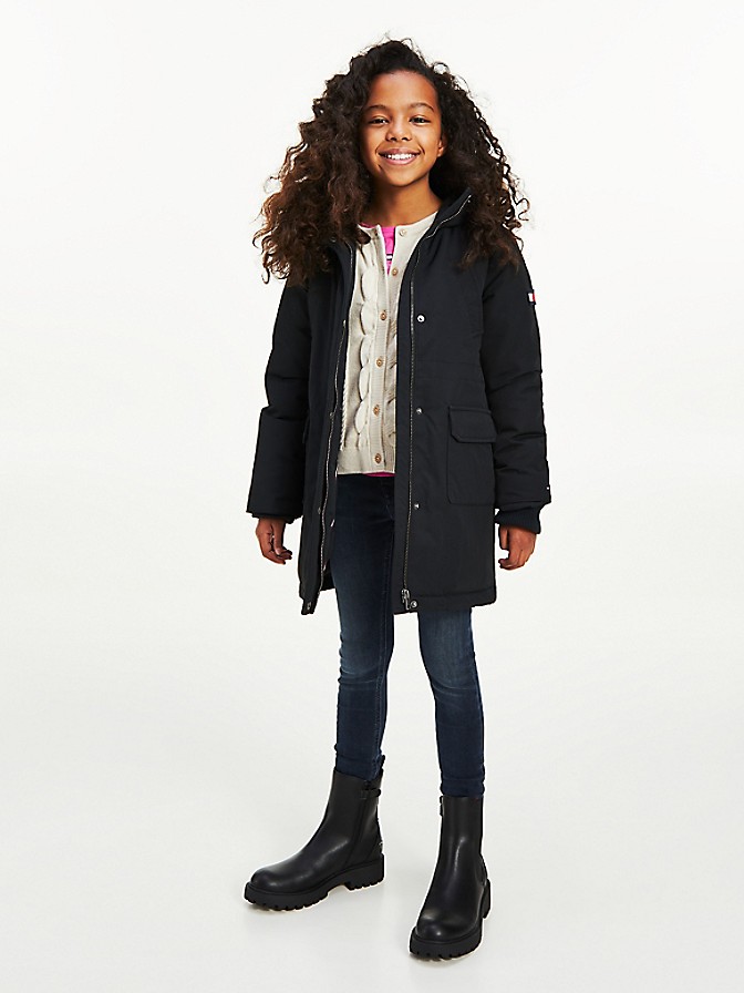 NEW TO SALE TH Kids' Recycled Hooded Tech Parka