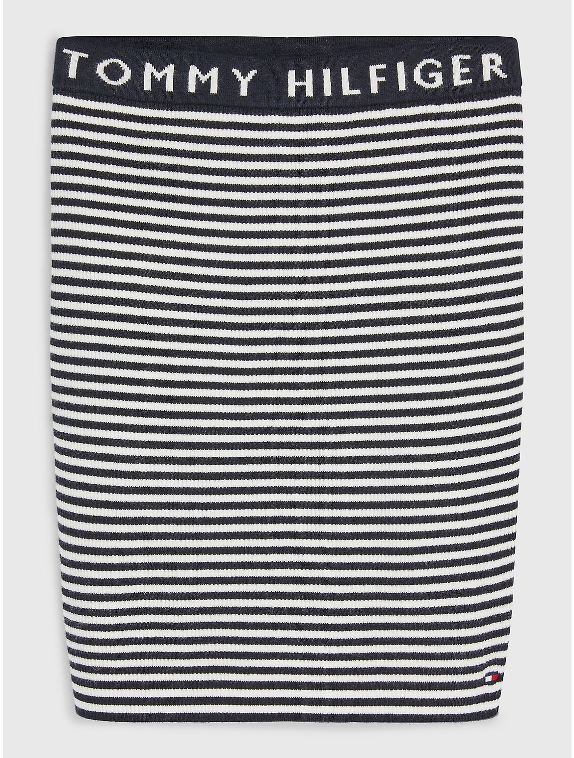Tommy Hilfiger Girls' Kids' Stripe Ribbed Skirt - Blue - 6