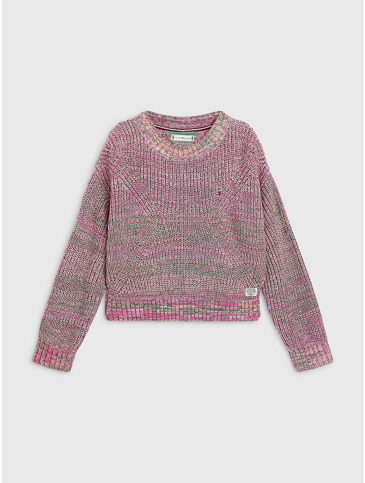 Tommy Hilfiger Girls' Kids' Chunky Melange Knit Sweater