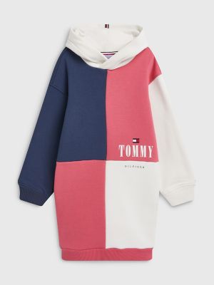 Tommy hilfiger 2025 colorblock hoodie dress