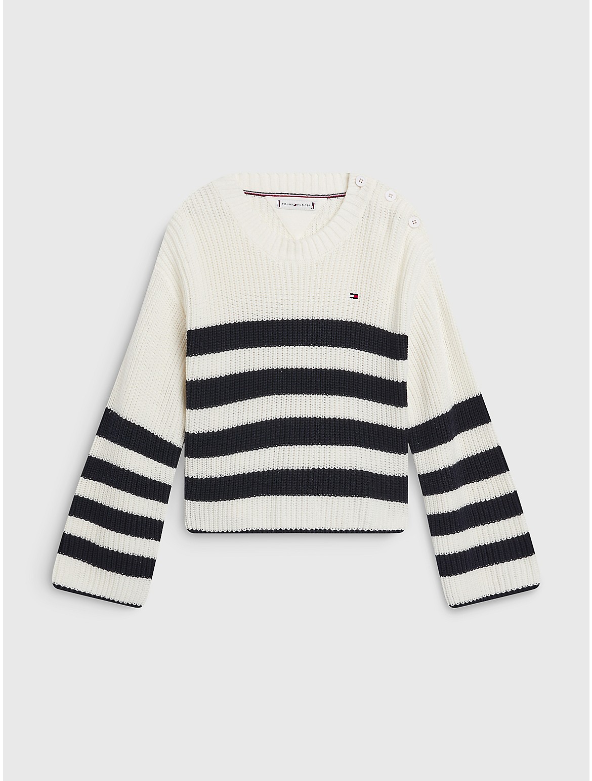 Tommy Hilfiger Girls' Kids' Nautical Stripe Sweater