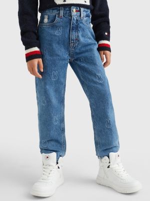 TOMMYXMIFFY High Rise Tapered Fit Jean | Tommy Hilfiger