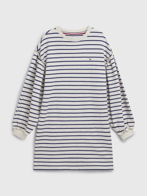 Striped sweatshirt online dress