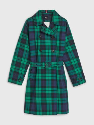 Tommy hilfiger check outlet coat