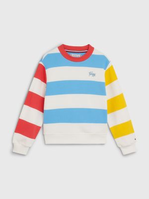 Kids Bold Stripe Sweatshirt Tommy Hilfiger USA