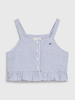 Kids' Stripe Ruffle Halter | Hilfiger