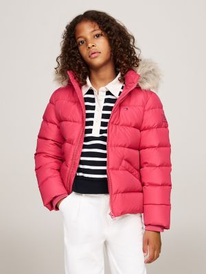 Baby girl windbreaker jacket tommy hilfiger best sale