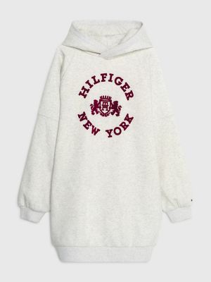 Kids Heritage Logo Hoodie Dress Tommy Hilfiger USA