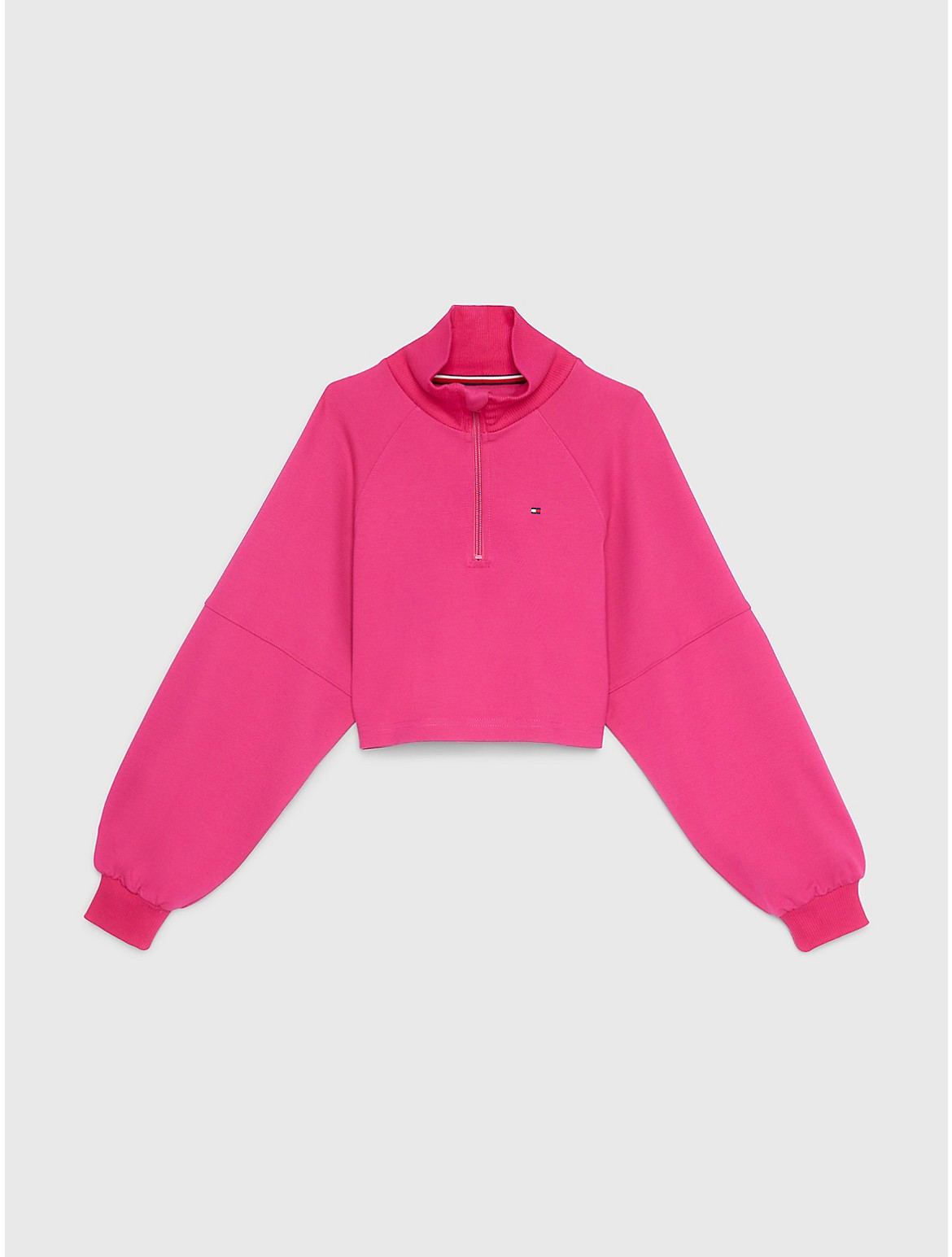 Tommy Hilfiger Girls' Kids' Half-Zip Mockneck Sweatshirt
