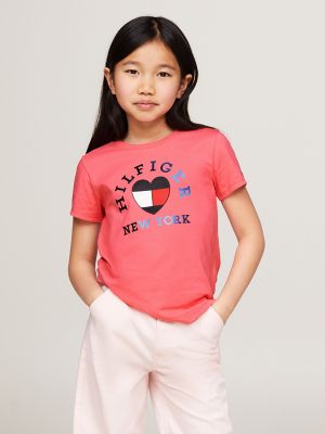 T SHIRT TOMMY HILFIGER FEMININA BASICA_ABWW0WW22043 - T SHIRT