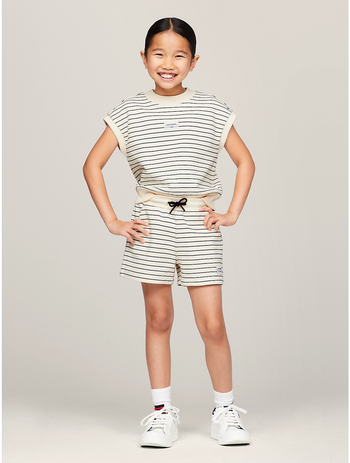 Tommy Hilfiger Girls' Kids' Hilfiger 85 Stripe Short Set