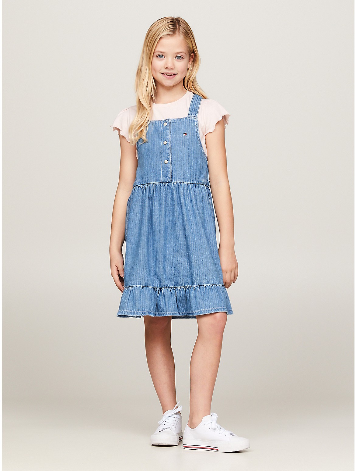 Tommy Hilfiger Girls' Kids' Strappy Denim Dress