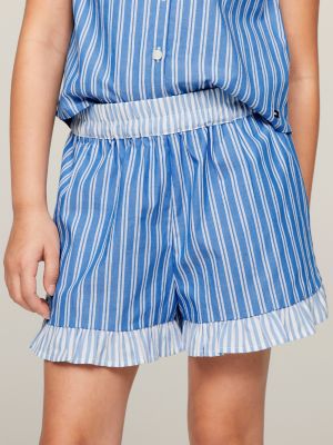 Kids' Stripe Ruffle Short | Tommy Hilfiger USA