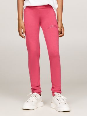Kids' Tommy Foil Dot Legging, Heritage Pink