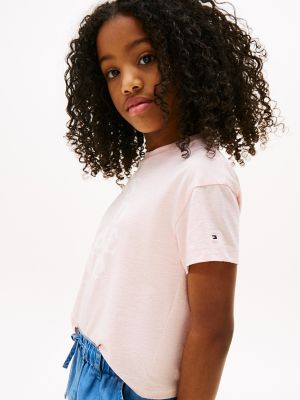 Kids' Kindness Conversation T-Shirt, Coral Ice Heather