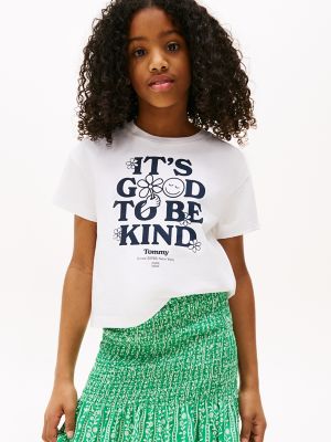 Kids' Kindness Conversation T-Shirt, White