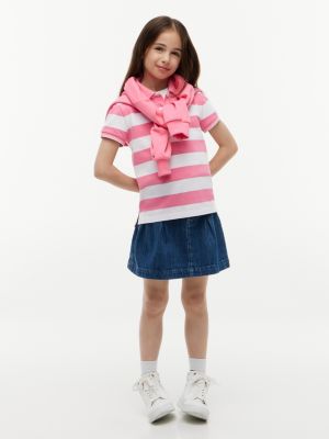 Детское поло Tommy Hilfiger Classic Polo, цвет: Розовый — фото 2