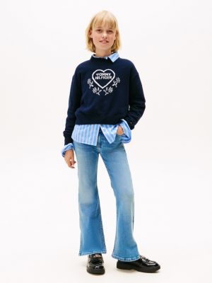 Kids' Side Slit Flared Jean, Light used