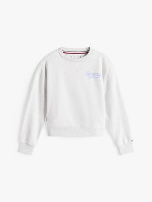 Детские худи Tommy Hilfiger Kids' Flocked Logo Sweatshirt — фото 5