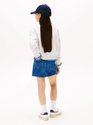 Детские худи Tommy Hilfiger Kids' Flocked Logo Sweatshirt — фото 4