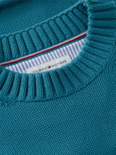 Kids' Flag Logo Sweater — Platinum Teal 6
