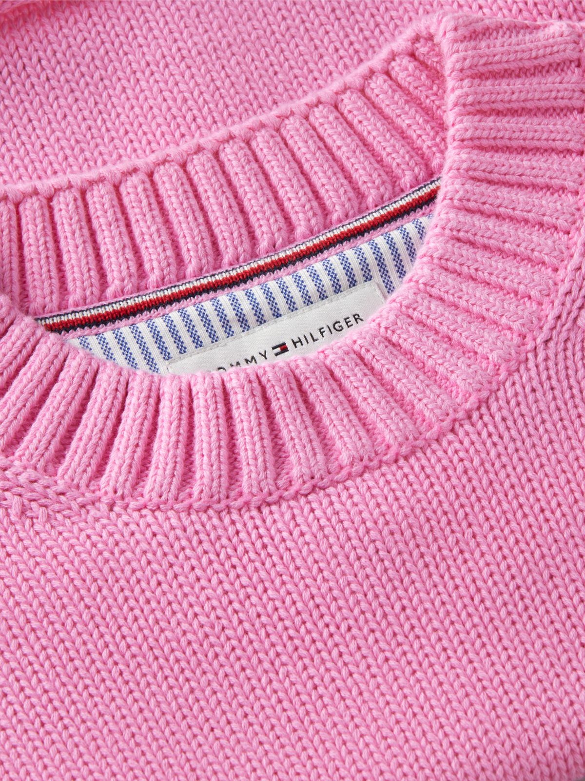 Kids' Flag Logo Sweater — Pink Daisy
