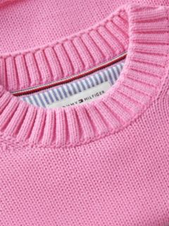 Kids' Flag Logo Sweater — Pink Daisy 6