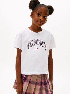 Kids' Varsity Graphic T-Shirt, White