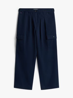 Kids' Pleated Cargo Pant, Dark Night Navy