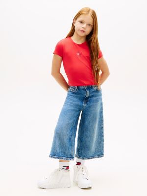 Детские футболки Tommy Hilfiger Kids' Rhinestone Star Flag T-Shirt — фото 3