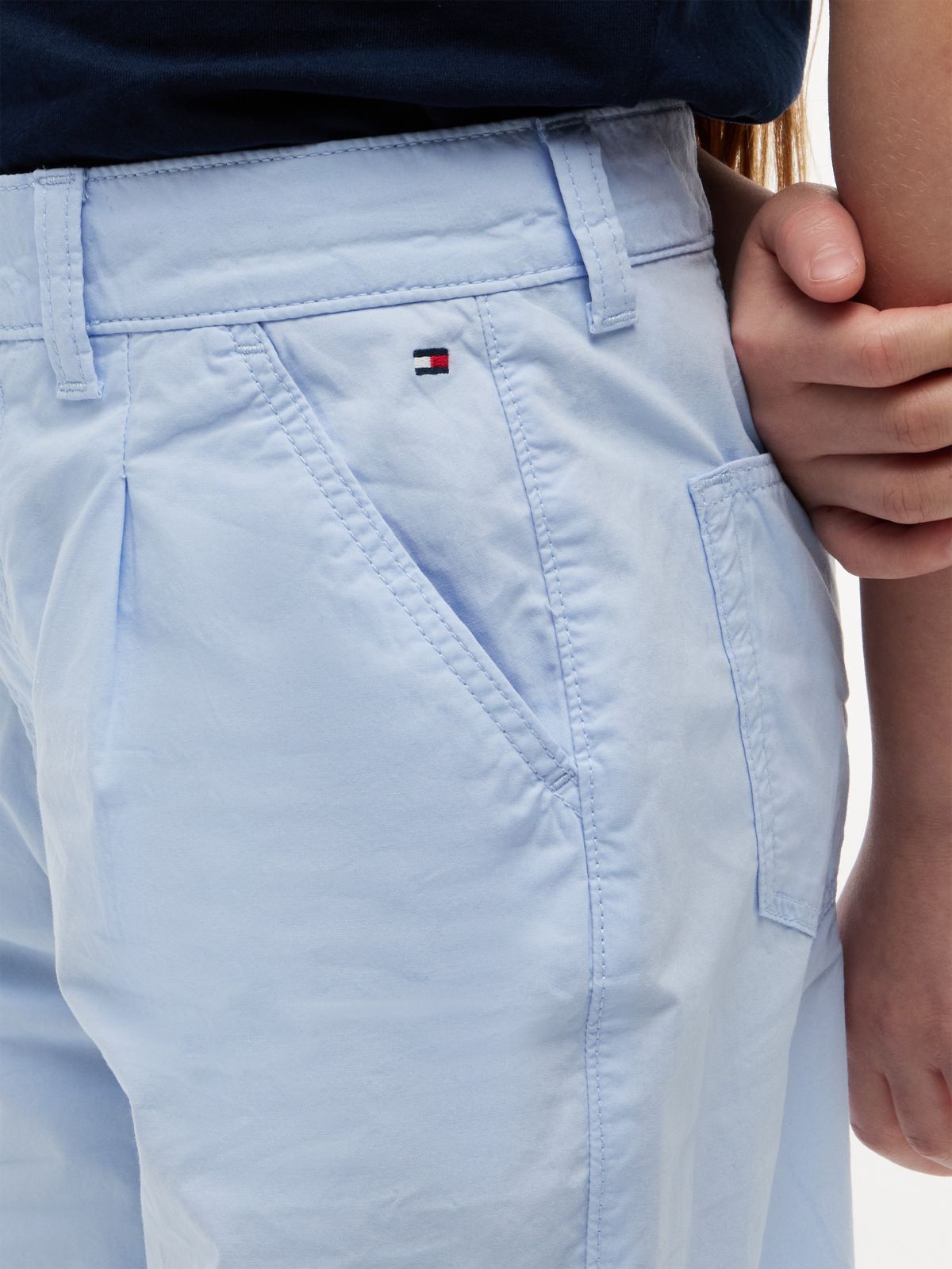 Kids' High-Rise Wide Leg Pant — Sweet Blue