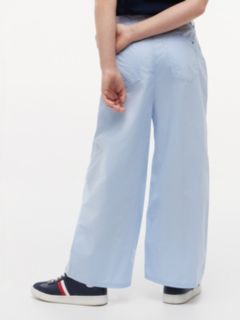 Kids' High-Rise Wide Leg Pant — Sweet Blue 4