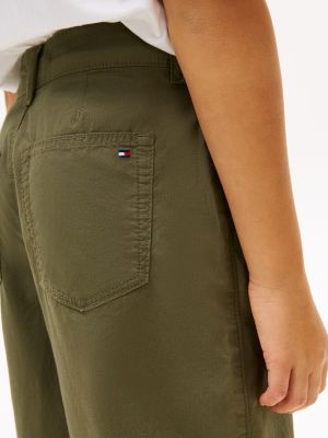 Детские брюки Tommy Hilfiger Kids' High-Rise Wide Leg Pant — фото 3