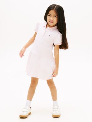 Kids' Striped Polo Dress