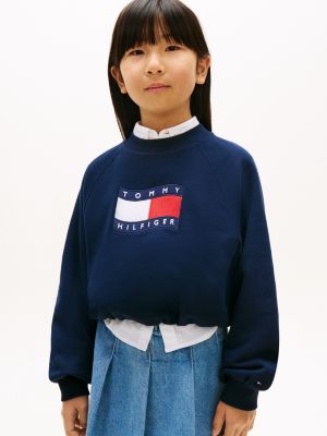 Kids' Wavy Flag Logo Sweatshirt from Tommy Hilfiger - $38.15