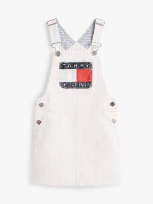 Детские платья Tommy Hilfiger Kids' Hilfiger Badge Denim Overall Dress — фото 5