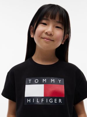 Детские футболки Tommy Hilfiger Kids' Flag Graphic T-Shirt — фото 3