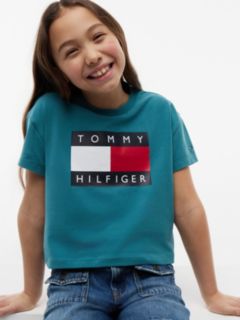 Kids' Flag Graphic T-Shirt — Platinum Teal 3