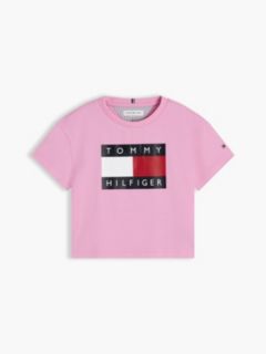 Kids' Flag Graphic T-Shirt — Pink Daisy 5