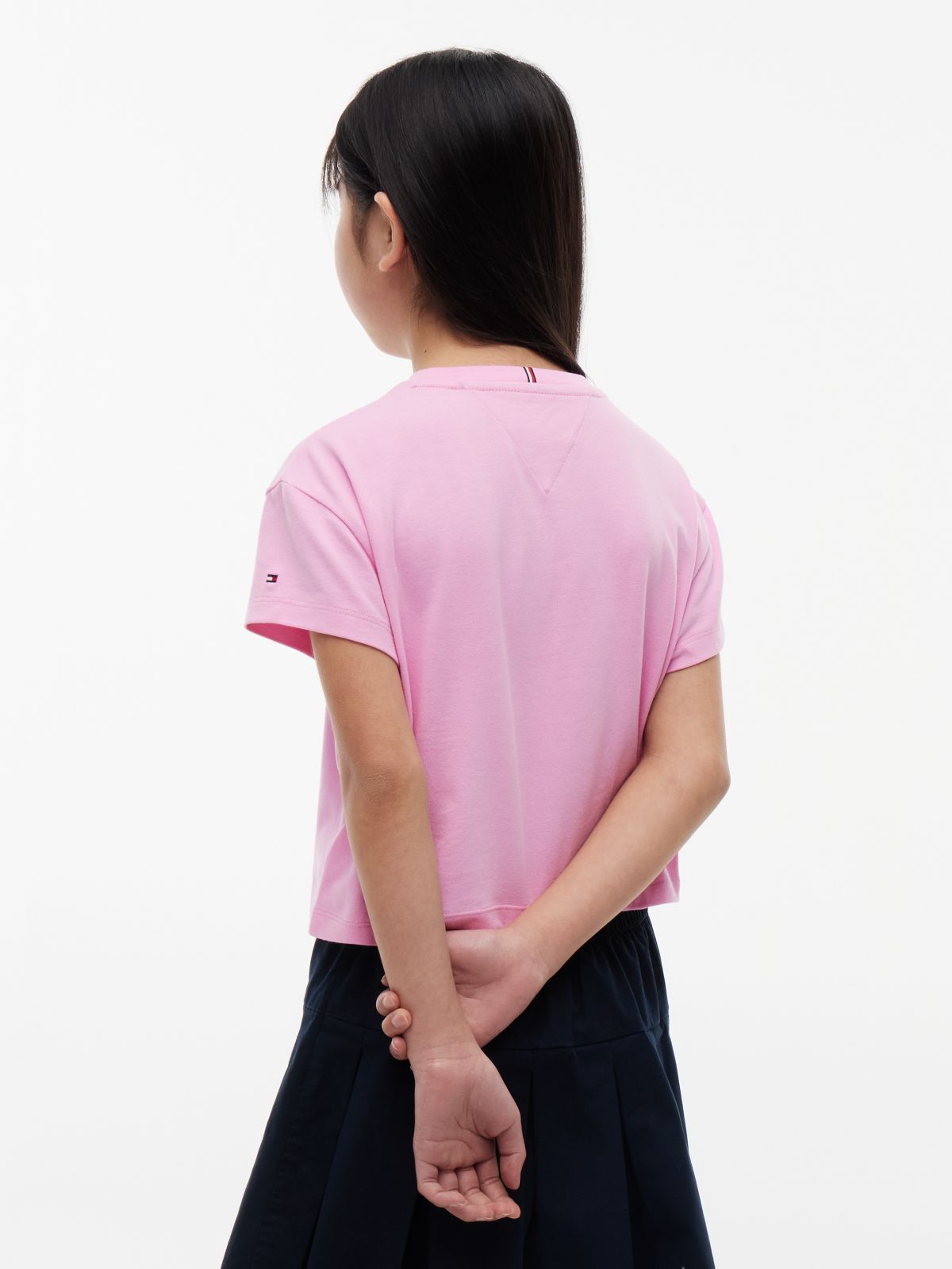 Kids' Flag Graphic T-Shirt — Pink Daisy