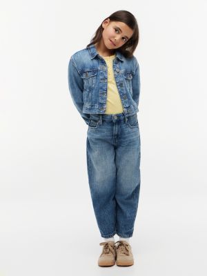 Детские куртки Tommy Hilfiger Kids' Embroidered Star Denim Jacket — фото 2