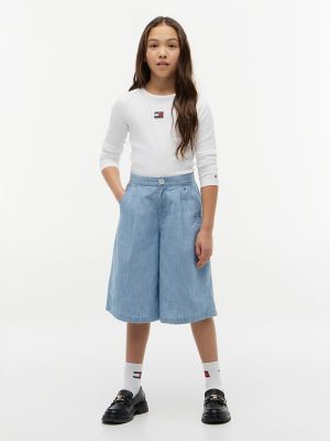 Детские брюки Tommy Hilfiger Kids' Chambray Bermuda Short — фото 2