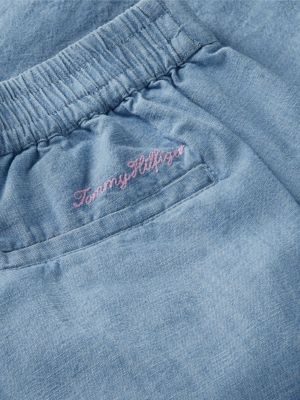 Детские брюки Tommy Hilfiger Kids' Chambray Bermuda Short — фото 6