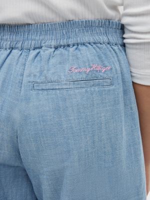 Детские брюки Tommy Hilfiger Kids' Chambray Bermuda Short — фото 3