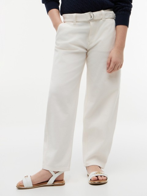 Детские брюки Tommy Hilfiger Kids' Belted Barrel Pant