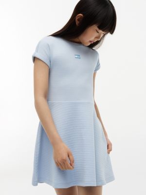 Tommy Hilfiger Kids' Tonal Flag Logo Skater Dress — фото 2